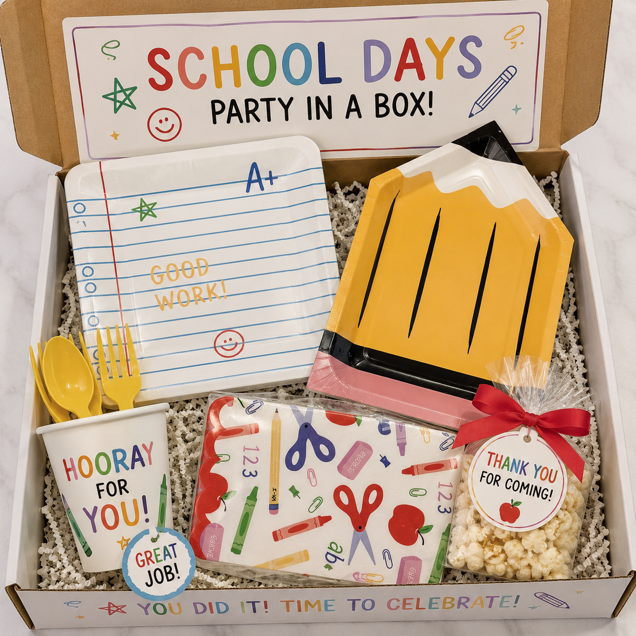 School Days Party in a Box! Design 3