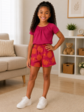 Wonder nation girl's two-piece set