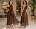 Petrika Dress-Brown