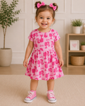 Barbie Toddler Print Skater Dress