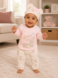 Dreams Minnie Mouse Baby Girls Take Me Home Set, 3-Piece