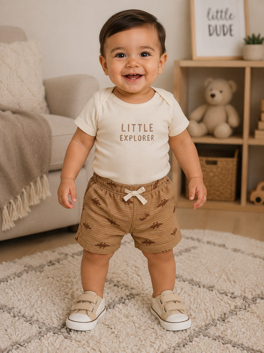 Carter's child of mine "Little Explorer" Three-piece Short Set