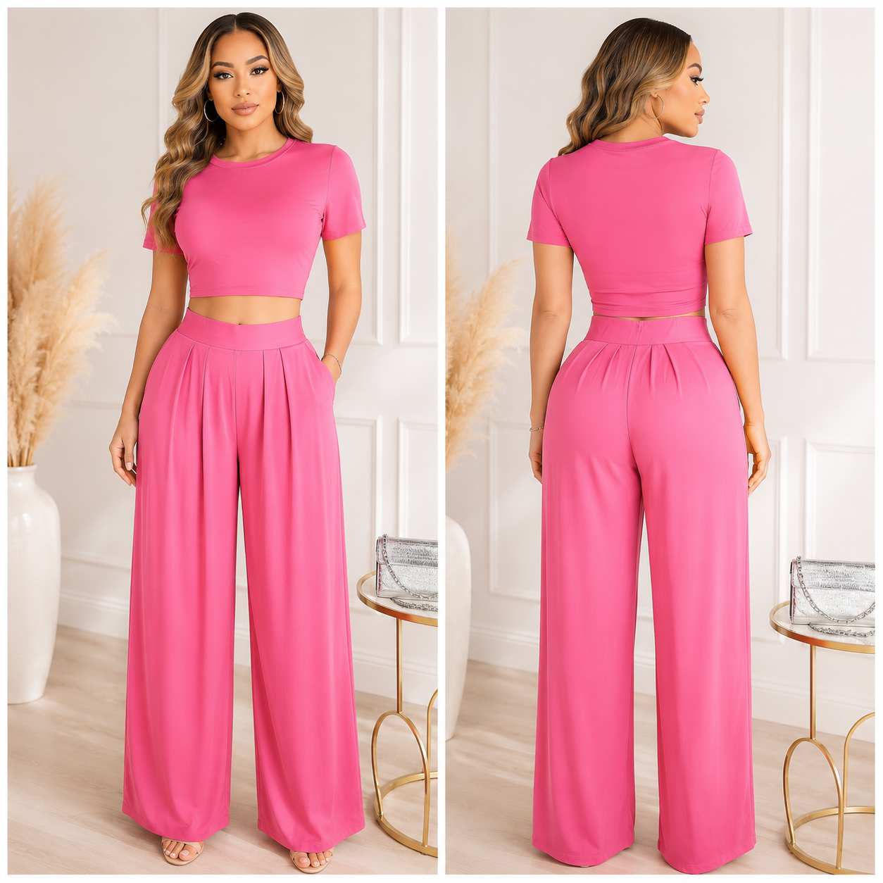 Chiara Two-piece Pant Set