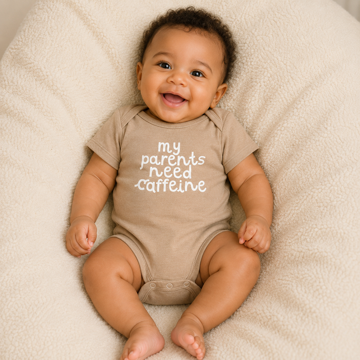Okie Dokie "My parents need caffeine" Onesie