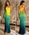 Brynn Maxi Dress-Green