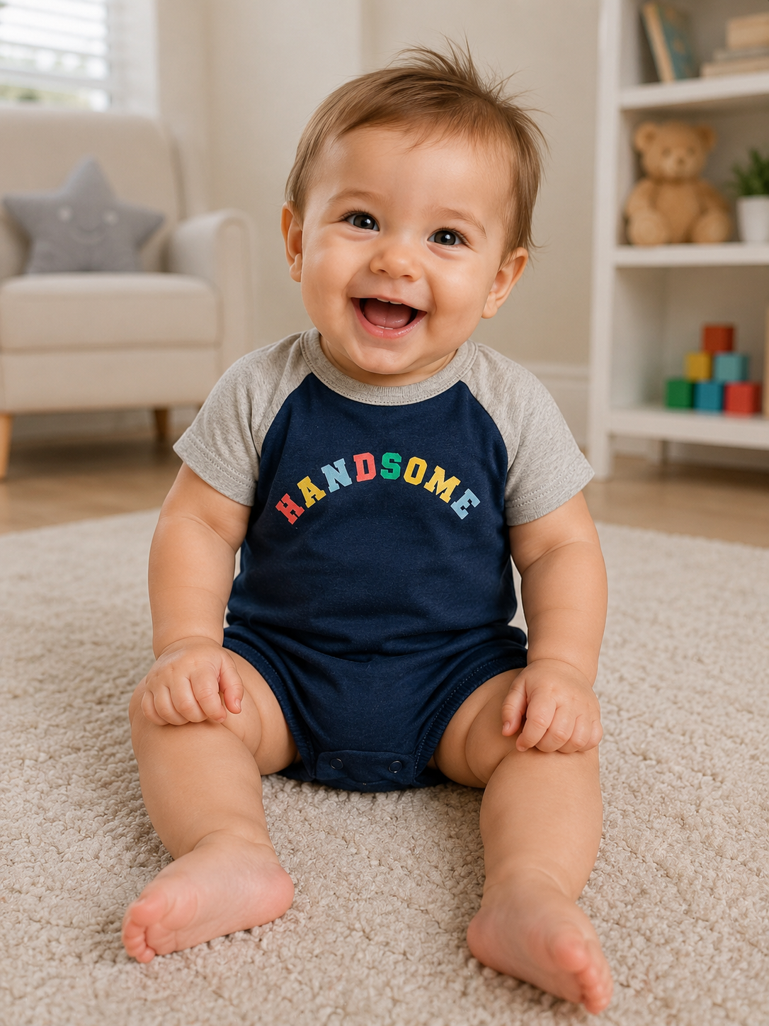 Okie Dokie " Handsome" Onesie