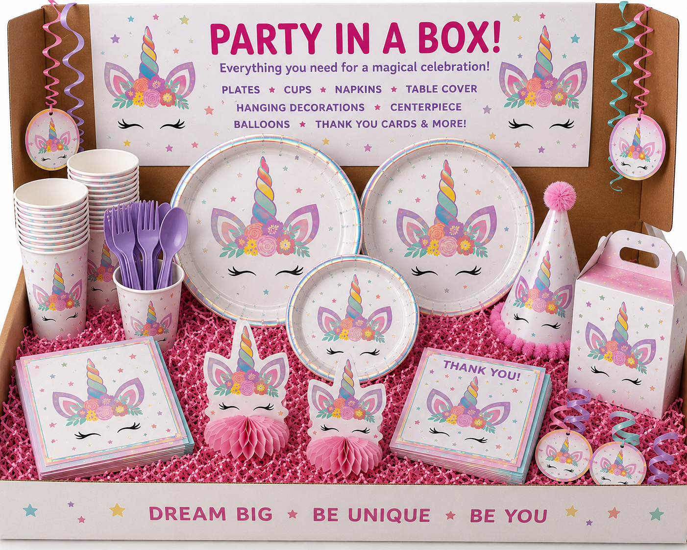 Magical Rainbow Unicorn Party In A Box!