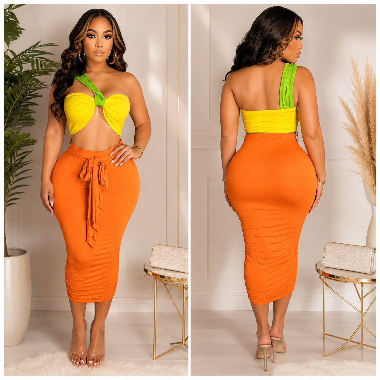 Lainey Two-piece Skirt Set