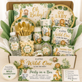 A Little Wild One On The Way Party in a Box!