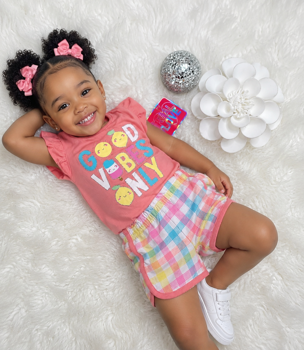Real Love Good Vibes Two-piece Set
