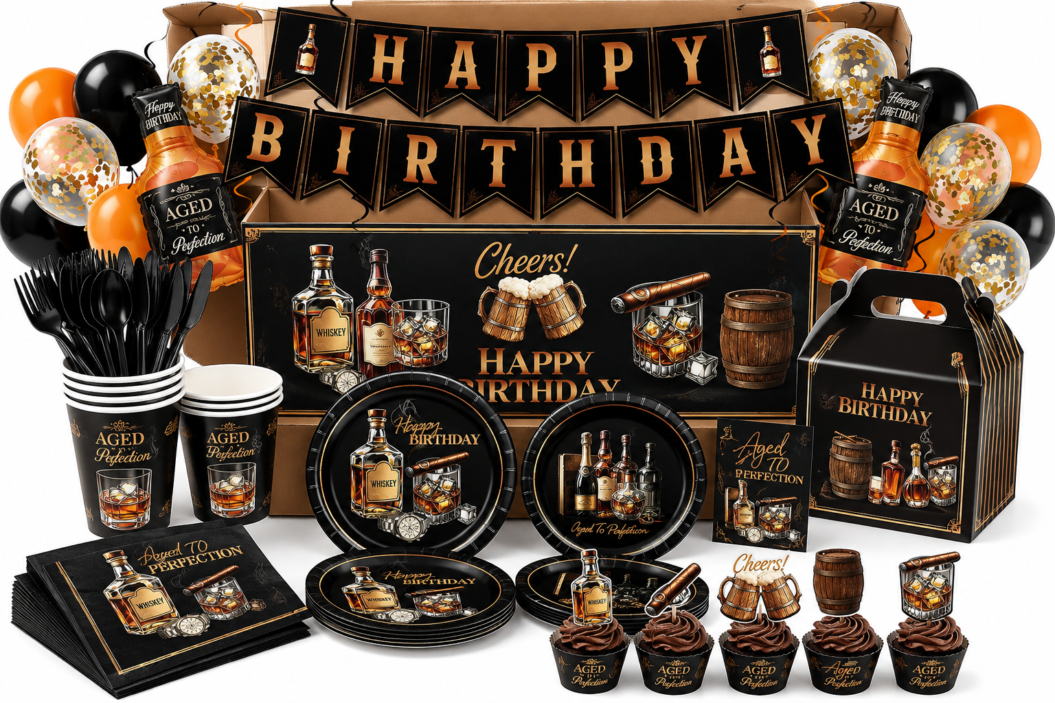 Aged to perfection party in a box!