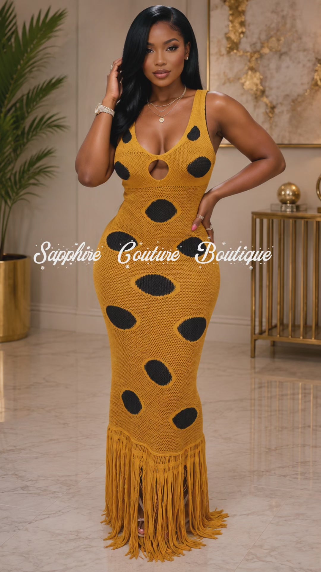 Luna Maxi Dress-Mocha