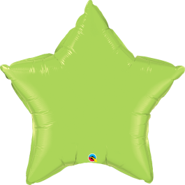 Brava Green Star-Shaped Balloon