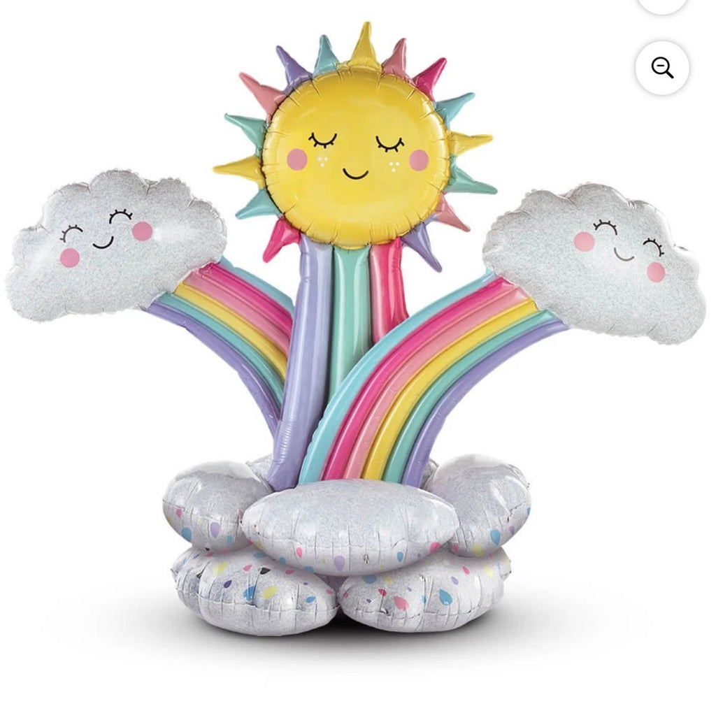 Stackerz™ Sun, Clouds & Rainbows Foil Balloon, 45in