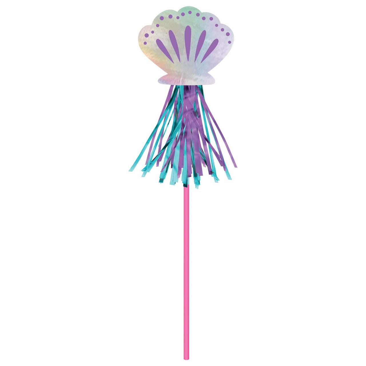 Mermaid Shell Wand with Tassels