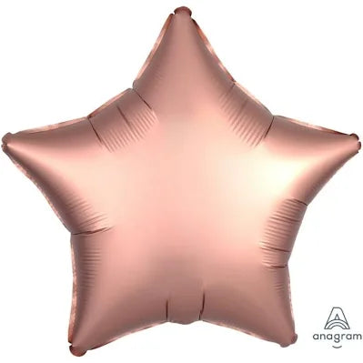 Anagram Standard Rose Gold Star 19"