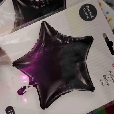 Brava Standard 18" Black Star Balloon