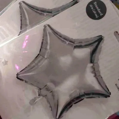 Brava - Silver Star Foil Balloon (18 in.)